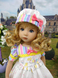 Easter Sweetie - dress, hat, tights & shoes for Little Darling Doll
