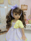 Easter Toys - dress, jacket, tights & shoes for Little Darling Doll or 33cm BJD
