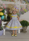 Easter Tulips - dress & shoes for Little Darling Doll