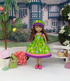 Egg Hunt - dress, hat & shoes for Little Darling Doll or 33cm BJD