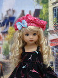 Eiffel Tower - dress, jacket, beret, tights & shoes for Little Darling Doll or 33cm BJD