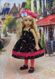 Eiffel Tower - dress, jacket, beret, tights & shoes for Little Darling Doll or 33cm BJD