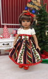 Elegant Holly - dress, socks & shoes for Little Darling Doll or 33cm BJD