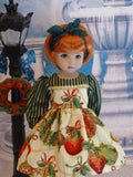 Elegant Ornaments - dress, tights & shoes for Little Darling Doll or 33cm BJD