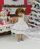 Elegant Silver Deer - dress & shoes for Little Darling Doll or 33cm BJD