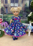 Evening Bouquet - dress, tights & shoes for Little Darling Doll or other 33cm BJD