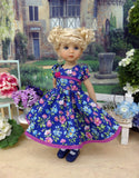 Evening Bouquet - dress, tights & shoes for Little Darling Doll or other 33cm BJD