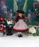 Fall Elegance - dress, hat, tights & shoes for Little Darling Doll or 33cm BJD