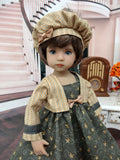 Falling Stars - dress, jacket, beret, tights & shoes for Little Darling Doll or 33cm BJD