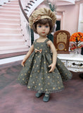 Falling Stars - dress, jacket, beret, tights & shoes for Little Darling Doll or 33cm BJD