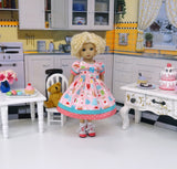 Family Recipe - dress, socks & shoes for Little Darling Doll or 33cm BJD