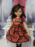 Filigree Valentine - dress, tights & shoes for Little Darling Doll