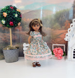 Flower Girl - dress, tights & shoes for Little Darling Doll or other 33cm BJD