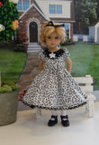 Flower Silhouette - dress, tights & shoes for Little Darling Doll