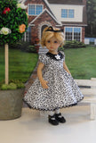 Flower Silhouette - dress, tights & shoes for Little Darling Doll