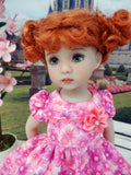 Flowerburst - dress, socks & shoes for Little Darling Doll or other 33cm BJD