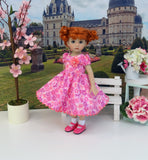 Flowerburst - dress, socks & shoes for Little Darling Doll or other 33cm BJD