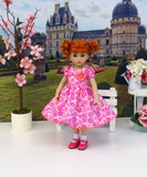 Flowerburst - dress, socks & shoes for Little Darling Doll or other 33cm BJD