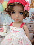 Flying Unicorn - dress, hat, socks & shoes for Little Darling Doll or 33cm BJD