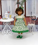 Four Leaf Clover - dress, socks & shoes for Little Darling Doll or 33cm BJD