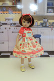 Fresh Strawberry Jam - dress, blouse, socks & shoes for Little Darling Doll or 33cm BJD