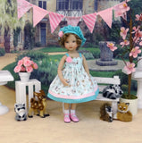 Friendly Forest - dress, hat, socks & shoes for Little Darling Doll or 33cm BJD