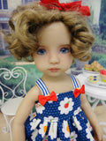 Fruit Cobbler - dress, socks & shoes for Little Darling Doll or 33cm BJD