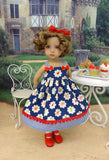 Fruit Cobbler - dress, socks & shoes for Little Darling Doll or 33cm BJD