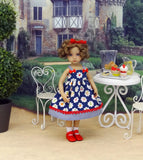 Fruit Cobbler - dress, socks & shoes for Little Darling Doll or 33cm BJD