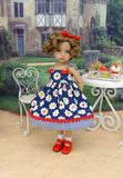 Fruit Cobbler - dress, socks & shoes for Little Darling Doll or 33cm BJD