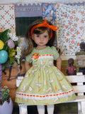 Garden Bunny - dress, tights & shoes for Little Darling Doll