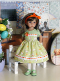 Garden Bunny - dress, tights & shoes for Little Darling Doll