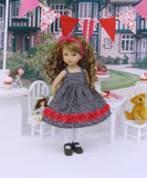 Garden of Love - dress, tights & shoes for Little Darling Doll or 33cm BJD