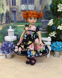 Garden Rose - dress, tights & shoes for Little Darling Doll or other 33cm BJD