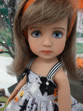Ghoulish - dress, tights & shoes for Little Darling Doll or 33cm BJD