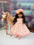 Giddy Up - dress, hat, tights & shoes for Little Darling Doll