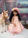 Giddy Up - dress, hat, tights & shoes for Little Darling Doll