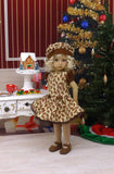 Gingerbread Cookies - dress, hat, tights & shoes for Little Darling Doll or 33cm BJD
