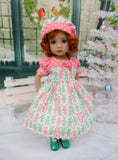 Gingerbread Girl - dress, hat, tights & shoes for Little Darling Doll or other 33cm BJD