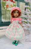 Gingerbread Girl - dress, hat, tights & shoes for Little Darling Doll or other 33cm BJD