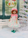 Gingerbread Girl - dress, hat, tights & shoes for Little Darling Doll or other 33cm BJD