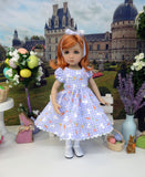 Gingham Bunny - dress, tights & shoes for Little Darling Doll or other 33cm BJD