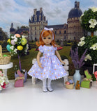 Gingham Bunny - dress, tights & shoes for Little Darling Doll or other 33cm BJD