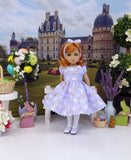 Gingham Bunny - dress, tights & shoes for Little Darling Doll or other 33cm BJD