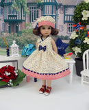 Glory Stars - dress, hat & sandals for Little Darling Doll or 33cm BJD