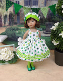 Good Luck - dress, hat, tights & shoes for Little Darling Doll or 33cm BJD
