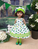 Good Luck - dress, hat, tights & shoes for Little Darling Doll or 33cm BJD