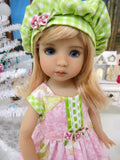 Greenhouse Snowman - dress, hat, tights & shoes for Little Darling Doll or 33cm BJD
