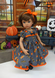 Halloween Candy - dress, tights & shoes for Little Darling Doll or 33cm BJD