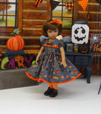 Halloween Candy - dress, tights & shoes for Little Darling Doll or 33cm BJD